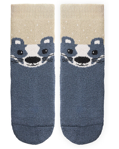 People Wear Organic Pack of 2 Socks - Blue - GOTS Certification Socks