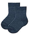 People Wear Organic Pack of 2 Socks - Blue - GOTS Certification Socks