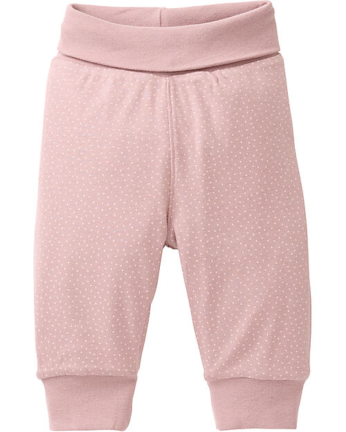 People Wear Organic Reversible waist floral trousers - pink - GOTS cotton Trousers