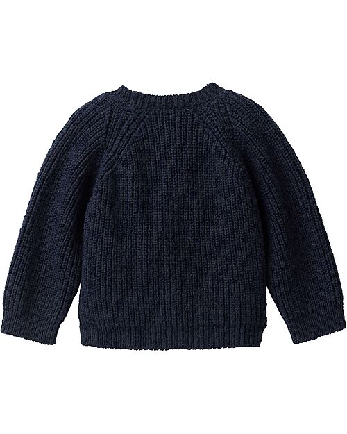 People Wear Organic Strick Jacke - Blue - GOTS Cotton Cardigans