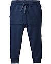 People Wear Organic Sweatpants Front Pockets - Blue - Cotton GOTS Trousers
