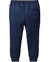People Wear Organic Sweatpants Front Pockets - Blue - Cotton GOTS Trousers