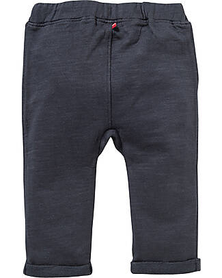 People Wear Organic Sweatpants - Midnight Blue - GOTS Organic Cotton Fleece Trousers