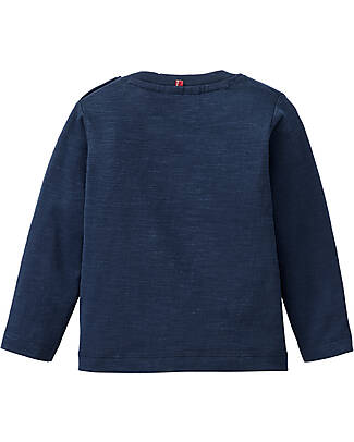 People Wear Organic Together Long Sleeve Shirt - Blue - Cotton GOTS Long Sleeves Tops