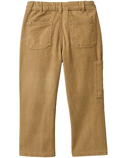 People Wear Organic Velvet Trousers - Light Brown - Organic Cotton Trousers
