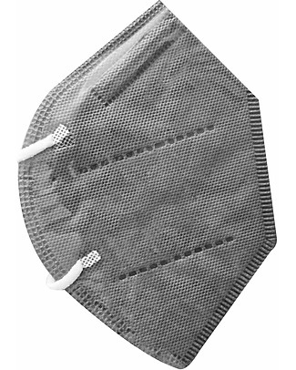 Personal Protective Equipment Box of 25 FFP2 Respiratory Protection Mask - Grey - CE Certified Face Mask for Personal Protection