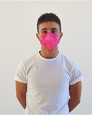 Personal Protective Equipment Box of 25 FFP2 Respiratory Protection Mask - Purple - CE Certified Face Mask for Personal Protection