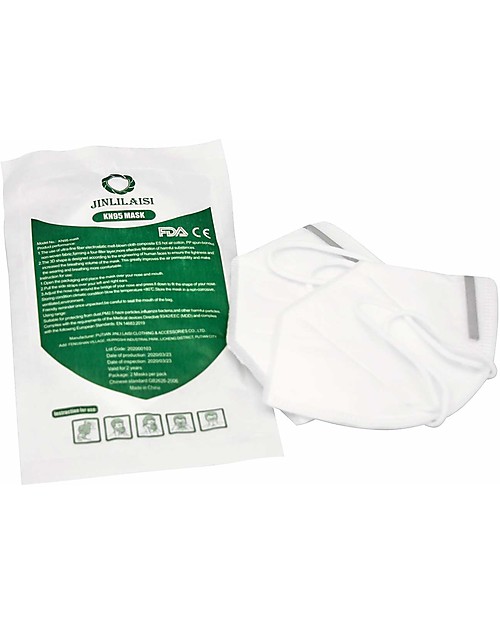 Personal Protective Equipment Pack of 2 KN95 Respiratory Protection Masks PM2.5 - 4 Layers - CE & FDA Certified Face Mask for Personal Protection