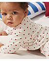 Petit Bateau 3-Piece Set - Body - Cardigan and Trousers - Little Heart Pattern Sets And Co-Ords