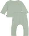 Petit Bateau Baby Two-Piece Fleece Fabric Set - Green - Organic Cotton Sets And Co-Ords