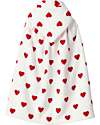 Petit Bateau Bath Poncho - White - Hearts Towels And Flannels