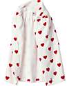 Petit Bateau Bath Poncho - White - Hearts Towels And Flannels