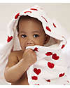 Petit Bateau Bath Poncho - White - Hearts Towels And Flannels