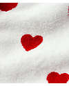 Petit Bateau Bath Poncho - White - Hearts Towels And Flannels