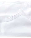 Petit Bateau Bodysuit with Straps, 2-pack - White - 100% Cotton Short Sleeves Bodies