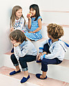 Petit Bateau Bouncy Dress, Light Blue and White, 100% Cotton Dresses_