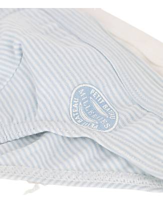 Petit Bateau Briefs - Pack of 2 - Striped Light Blue/White - 100% Cotton Briefs