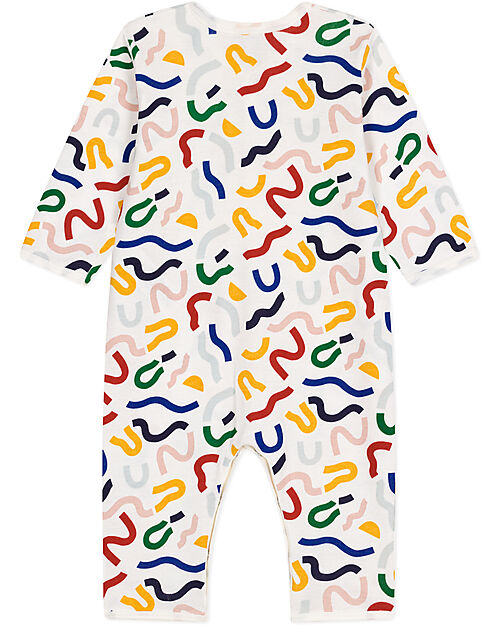 Petit Bateau Cotton Sleepsuit - Popper Fastening - It Glows In The Dark Babygrows