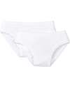 Petit Bateau Culottes - Pack of 2 - White - 100% Organic Cotton Briefs