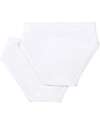 Petit Bateau Culottes - Pack of 2 - White - 100% Organic Cotton Briefs