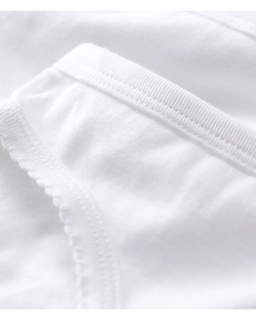 Petit Bateau Culottes - Pack of 2 - White - 100% Organic Cotton Briefs