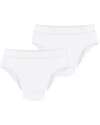 Petit Bateau Culottes - Pack of 2 - White - 100% Organic Cotton Briefs
