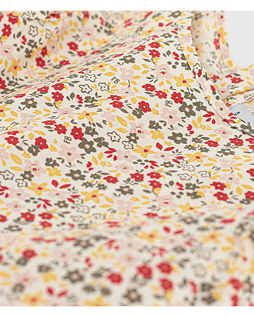 Petit Bateau Dress - Powder Pink - Flower Pattern Dresses_