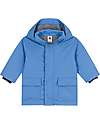 Petit Bateau Edna Waterproof Waxed Jacket - Blue - with Hood Waterproof