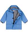 Petit Bateau Edna Waterproof Waxed Jacket - Blue - with Hood Waterproof