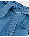 Petit Bateau Flared Shorts - Denim - Organic Cotton Shorts