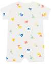 Petit Bateau Footless Sleepsuit - 100% Cotton - Sea Short Rompers