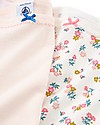 Petit Bateau Girl’s Vest, 2-pack, Flowers/Pink - 100% Cotton Vests