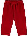 Petit Bateau Long Corduroy Pants - Red - 100% Cotton Trousers