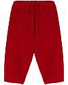 Petit Bateau Long Corduroy Pants - Red - 100% Cotton Trousers
