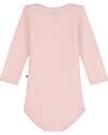 Petit Bateau Long Sleeve Bodysuit - Pink - 100% Cotton Long Sleeves Bodies
