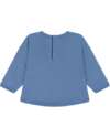 Petit Bateau Long-Sleeve Sweatshirt - Light Blue - Logo - 100% Cotton Sweatshirts