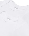 Petit Bateau Long Sleeved Bodysuit, 2-pack - White  - 100% Cotton Long Sleeves Bodies
