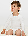 Petit Bateau Long Sleeved Bodysuit, 2-pack - White  - 100% Cotton Long Sleeves Bodies
