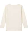 Petit Bateau Long Sleeved T-Shirts - Ecru - Wool and Cotton Long Sleeves Tops