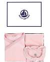 Petit Bateau Newborn Gift Set - Cardigan, Bodysuit and Pants - Pink - 100% Cotton Sets And Co-Ords