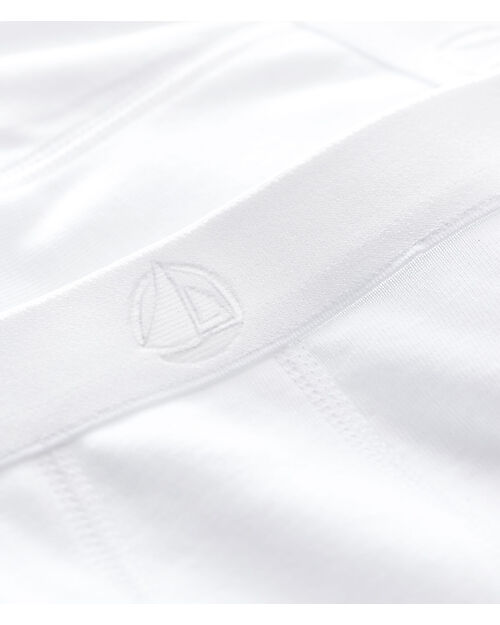 Petit Bateau Pack of 2 Boxers - White - 100% Cotton Briefs