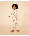 Petit Bateau Pajama Set - Top/Trousers - Multicolor Hearts - Organic Cotton Pyjamas