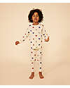 Petit Bateau Pajama Set - Top/Trousers - Multicolor Hearts - Organic Cotton Pyjamas
