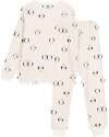 Petit Bateau Pajama Set – Shirt/Pants - Penguins - Milk White - 100% Brushed Cotton Pyjamas