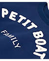 Petit Bateau Petit Boat Fleece Long-sleeved Sweatshirt - Blue - 100% Organic Cotton Sweatshirts