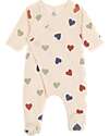 Petit Bateau Romper - Hearts - 100% Organic Cotton Babygrows