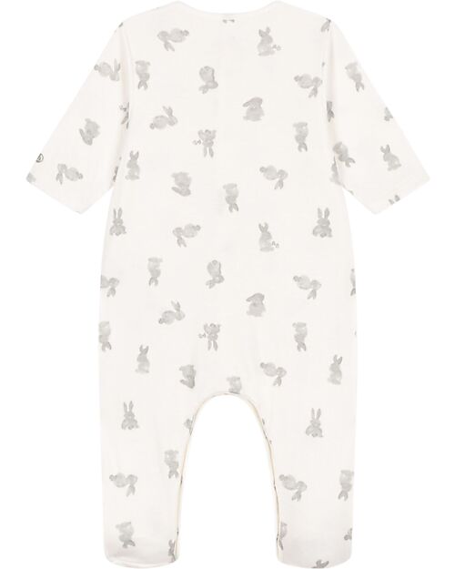 Petit Bateau Romper - Tubique- Bunnies - Extreme Softness Babygrows