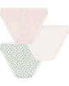 Petit Bateau Set of 3 Culottes - White - Flowers - 100% Cotton Briefs