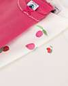 Petit Bateau Set of 3 Short Sleeve Bodysuits - White - Red - Fruits - 100% Cotton Short Sleeves Bodies