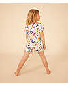 Petit Bateau Short Pajamas 2 Pieces - 100% Organic Cotton - Glows in the dark! Pyjamas